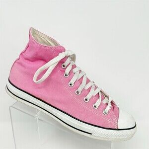 Converse Chuck Taylor All Star High Top Sneakers Pink Lace-Up Unisex Size 11